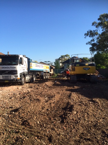 demolition excavation site sydney demolition excavation sydney