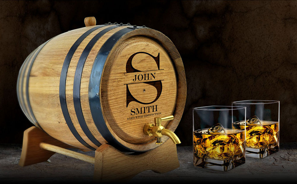 Add flavours & aromas to your favourite wine or spirit Oak barrels & kegs